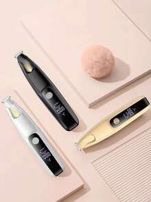 Mașină de tuns silențioasă pentru animale de companie, 50dB, reîncărcabilă și impermeabilă, cu lumină LED pentru labe, ochi, urechi, față și fund de câini și pisici mici, aparat de ras multifuncțional pentru animale de companie - Multicolor - Vizualizare 6