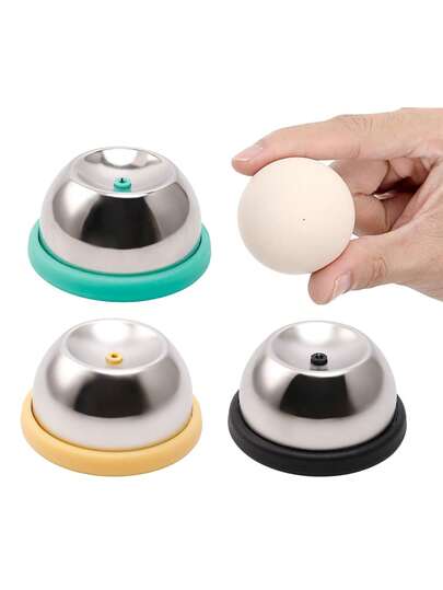 1pc 304 Stainless Steel Egg Piercer, Boiled Egg Pricker Tool, Prevent Cracking, Kitchen Gadget, Easy Peel Hard Boiled Eggs, Durable & Compact