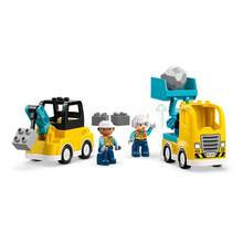 LEGO Duplo Series 10475 3-In-1 Construction Vehicle Model For Boys And Girls, Educational Building Block Toy - 10475 - View 5