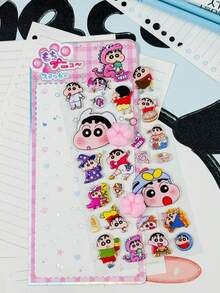 1 Stück süßer Crayon Shin-Chan Katzenpfoten Druckentlastungsaufkleber, geeignet für Gepäck, Tassen, Papier, Handy, Geschenkdekoration, Notizbücher, Tagebücher, Dekorationsaufkleber. Wohndekoration, Dekoration, Partydekoration, Geburtstagsgeschenke, verschiedene Feiertagsgeschenke, Mode. Modeartikel. Luxus. Nähen. Selbermachen. - Verschiedenfarbig - Übersicht 10