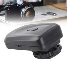 433MHZ 16 Channel Wireless Flash Trigger Set Fast Sync Universal Compatibility with 1 Transmitter 2 Receivers 1 Sync Wire Cable for Camera Studio Outdoor Shooting - Negro - Ver 1