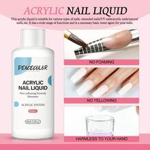 PEACECOLOR Acrylic Nail Kit With UV LED Lamp 24 Colors Glitter Acrylic Powder Set 60ML Acrylic Liquid With Base Top Coat Acrylic Nail Complete Starter Kit Nail Extension Gift For Women - 02多色 - 查看 6