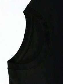 Cotton Double-Sided Printed, Anti Social Club Printed T-Shirt, Suitable For Daily Wear, Casual Summer Wear, Slightly Elastic, Breathable, Outdoor Holiday Sports, Gift T-Shirt, Holiday Gift, Perfect Gift. - màu đen - Xem 3