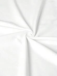 女士夏季Y2K风格星形印花休闲性感简约街头风修身圆领短袖T恤上衣，可爱夏季上衣 白色 - 白色 - 查看 4