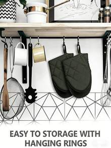 Multi-Functional Heat Resistant Pot Mat, Oven Mitts For Kitchen Use - Multicolor - View 5