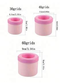 1pc Pink Silicone Portable Ice Mold, Cylindrical 3D Ice Cube Maker, Easy Release Quick Silicone Ice Tray With Leak-Proof Lid, Stackable Design, Reusable, Suitable For Home, Bar, Club, Camping, BBQ And Summer Party - Multicolor - View 12
