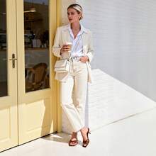 Women Crisscross Strap Kitten Heeled Sandals Fashionable Casual Slip-On High Heel Mules Comfortable Party Wedding Dress Shoes - màu nâu - Xem 10