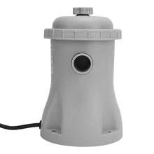 330 Gallon Electric Cartridge Pool Filter Pump System High Flow for Above Ground Pools 110V US Plug - Gris Claro - Ver 1