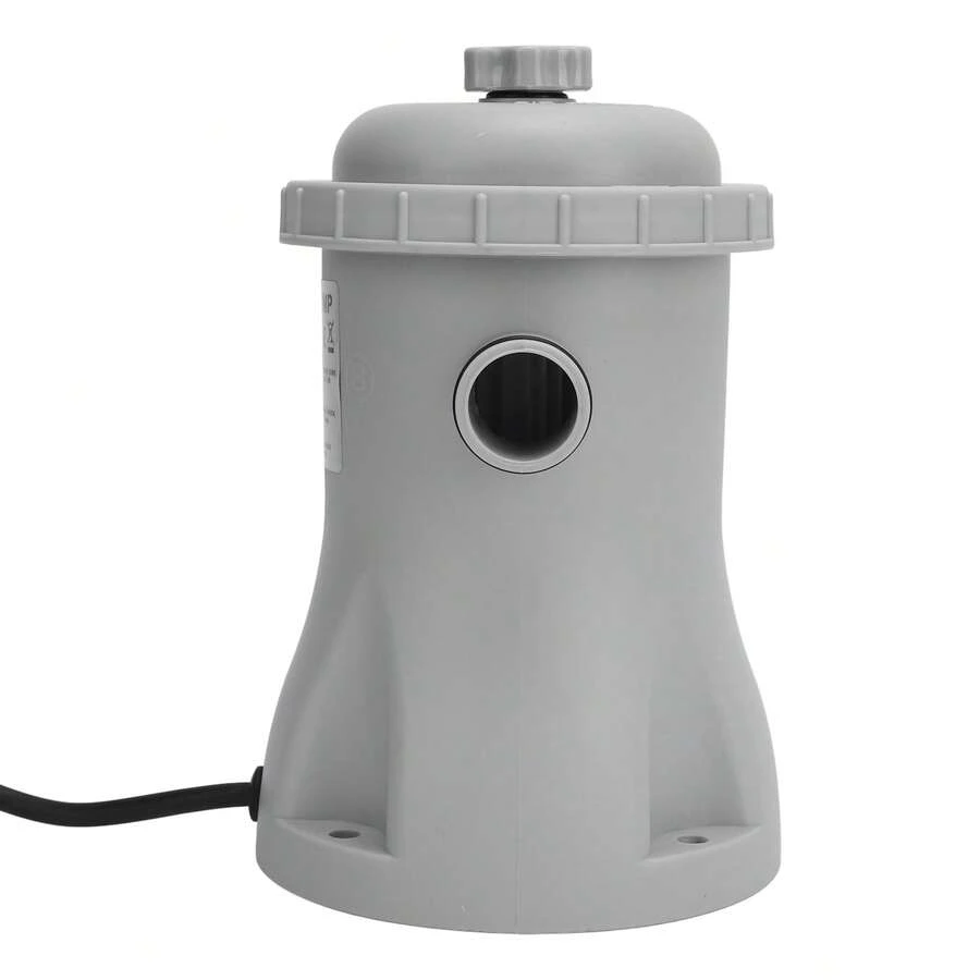 330 Gallon Electric Cartridge Pool Filter Pump System High Flow for Above Ground Pools 110V US Plug - Gris Claro - Ver 1