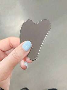 2-Pieces Facial Scraping Massage Tool Kit: 1 Double-Headed Massage Roller, 1 Heart-Shaped Gua Sha Board, Facial Massage To Reduce Puffiness, Soothe And Smooth Skin For A Radiant Glow - Multicolor - View 15