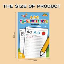 26页英文字母描红练习册，学前儿童早期学习书写练习册 - 彩色 - 查看 8