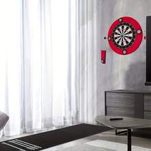 1pc Dart Board Mat | Dart Board, 4 Throwing Distances, 118.11x13.39 Inches, Black EVA Material, Suitable For Bar, Home, Club Game Entertainment - Black - View 3