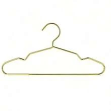 1pc Mini Gold Metal Hanger, Perfect For Hanging Baby & Pet Clothes, Small Yet Durable Design - Multicolor - View 10