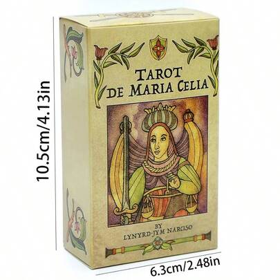 Tarot de María Celia, juego de tarot español, juego de mesa familiar, muy divertido y entretenido