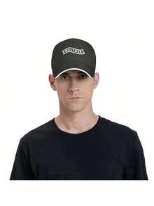 Walther Sports Baseball Cap - Lightweight, 100% Polyester, Hand Washable, Slogan Embroidery, Inelastic, Unisex - 黑色 - 查看 7