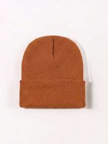 1/2/3pcs Women's Knitted Beanie Hat, Simple & Warm, Suitable For Autumn/Winter - Multicolor - View 25