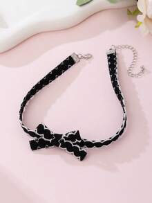 时尚蝴蝶结领口优雅领型，适合日常穿着、盛装打扮、派对活动（不含礼盒） - 項圈 - 查看 7