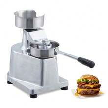 LIZHOUMIL 4/5/6 Inch Stainless Steel Hamburger Patty Molder, Comes With 500 Sheets Of Paper, Heavy-Duty, Easy To Demold And Clean, Suitable For Homes, Outdoor Stalls, School Kitchens, Hotels, Hamburger Shops. - 4 In - View 5