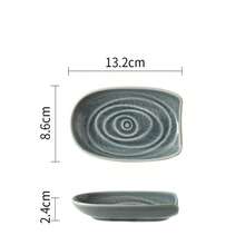 中性陶瓷厨房用具架，勺子架，复古陶瓷勺托，勺子托盘，厨房用具收纳托盘，咖啡勺和甜点勺，碟子架，母亲节和圣诞节的理想礼物，复古窑烧多色设计，厨房配件，浴室配件，圣诞节…… - 彩色 - 查看 13