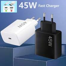45W 大功率快充墙式充电器 USB-C 快充适配器，兼容三星 Galaxy S25、S24+、S24 Ultra、S23+、S23 Ultra、S22、Note20、A54、A53、Z、Fold5、Fold4 平板电脑等机型，支持快充，情人节礼物之选 - 查看 3