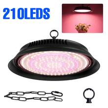 Đèn LED trồng cây xanh AC100-277V quang phổ đầy đủ hình UFO treo trong nhà kho, đèn chiếu sáng bổ sung 220V dùng để trồng hoa, trái cây, rau củ, cây mọng nước, xương rồng, đèn UV IR cho nhà kính, lều trồng cây, hệ thống thủy canh 110V, đèn ánh sáng mặt trời, đèn gieo hạt, đèn hoa đỏ xanh, đèn cây non, đèn bonsai, đèn rêu, đèn dương xỉ, đèn chiếu sáng có móc treo, phích cắm EU, 45/100/150/210/300 đèn LED. - Phích cắm loại C của EU (220-240V) - Xem 15