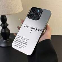 Prayer Quotes Phone Case Compatible With IPhone 17, 16e, 16, 15, 14, 13, 12, 11, Mini, Pro Max, Air X, XR, XSMAX, 8, 7 Plus - Anti-Slip Matte Back Case, Heavenly Official Blessing Phone Case, Shockproof Phone Case With God Statue Photo, Spiritual Accessories, Prayer Design, Inspirational Quotes, Smooth Texture, UV Printed Design, Faith Theme Gift, Religious User Drop-Resistant - 混合顏色2 - 查看 5