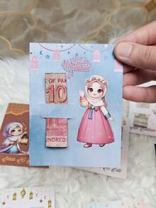 Ramadan Cash Gift Card - Fashionable Money Envelope, Perfect Islamic Gift For Students/Adults - Multicolor - View 5