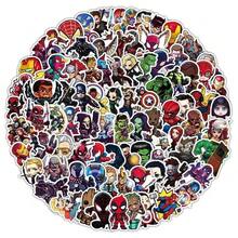 50 miếng dán nhân vật Marvel | Hình dán hoạt hình Người Nhện và Người Sắt | Đa năng dùng để trang trí nhật ký, sổ tay và bình nước | Độ bám dính cao, chống thấm nước, chống trầy xước, bền | Món quà hoàn hảo cho người hâm mộ anime và siêu anh hùng - Nhiều màu - Xem 9