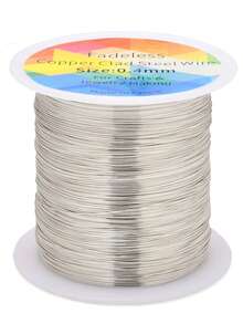 20/100m Copper Wire, Copper Wire, DIY Beading Wire, For Making Wrapped Hair Clips, Jewelry Weaving, Shaping, Floral Copper Wire Wrapping, Copper Wire Crafts, Jewelry Beads And Gold Wire, Suitable For Jewelry Making. Perfectly Matched For Various Bracelets, Earrings, Necklaces And Other Jewelry. - Multicolor - View 9