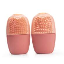 1 Silicone Ice Cream Tool For Beauty Care And Body Cooling, Multifunctional Ice Mold Silicone Face Cream - Hồng nhạt + hồng đậm - Xem 3