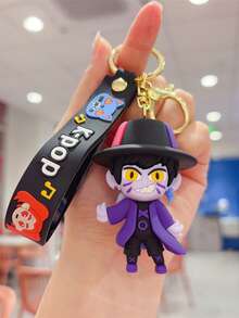 Mattel Demon Hunter Anime Keychain, PVC Backpack Pendant - Multicolor - View 13