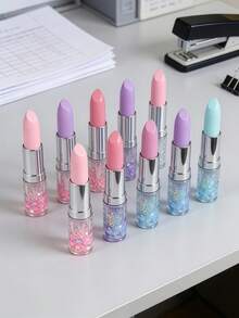 2支装唇线笔 – 中性色调，网络红人风情唇线笔，可爱学生唇线笔，学生专属的风情唇线笔，课堂奖励和奖品，派对礼品，课堂笔记，返校必备品，非常适合儿童节、教师节和其他庆祝活动。 - 黑色 - 查看 9