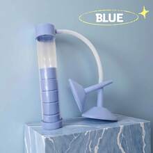 1个便携式呼吸哑铃，腹式呼吸练习，提升肺活量、腹肌、盆底肌和面部核心肌群，可调节呼吸训练器（面部和腹肌训练） - 粉色/蓝色 | 肺活量、核心腹肌和盆底肌锻炼器 | 便携式家用健身器材，呼吸哑铃