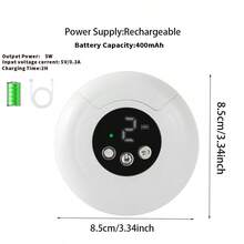 DENGXUN 1pc Portable 2-In-1 Electric Automatic Nail Clipper, Includes Nail Trimming, Polishing, Manicure Functions, Advanced Smart Nail Care Professional Version - Anti-Pinch, With LED Light, Easy Nail Trimming, Suitable For Whole Family, Ideal Gift For Relatives And Friends, Also A Great Christmas And Valentine's Day Present. - Multicolor - View 12