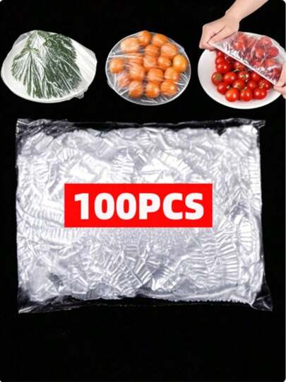 100/200/300 Peças Tampas Elásticas Protetoras para Tigelas de Alimentos, Coloridas, Esticáveis, Adequadas para Tigelas e Pratos de Diferentes Tamanhos, para Contato com Alimentos, Ideal para Cozinha, Piquenique, Churrasco, Armazenamento de Cozinha, Itens Domésticos, Utensílios de Cozinha, Tampa de Alimentos para o Dia dos Namorados 38CM