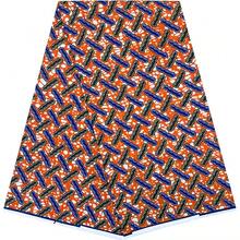 Tela de poliéster con estampado de cera africana, patrón brillante para confección de ropa personalizada, incluyendo vestidos de fiesta, faldas, blusas y atuendos tradicionales, ideal para costura DIY, patchwork, colchas, accesorios de moda y pañuelos para la cabeza - Multicolor - Ver 11