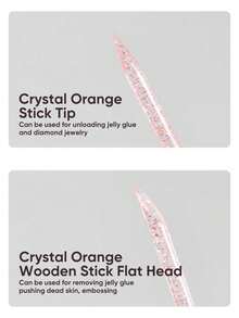 100/50支装美甲工具套装，女士双头粉色亚克力清洁棒，去角质棒，美甲工具，50支透明美甲棒，可重复使用，带钳子，适合家庭和美甲沙龙使用 - 不易断裂，化妆品，便携旅行配件，女孩必备，节日礼物 - 彩色 - 查看 3