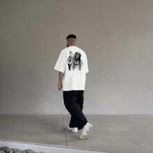 Oversized Streetwear T-Shirt King Baldwin IV Of Jerusalem New Release Unisex Shirt 100% Cotton - trắng - Xem 3