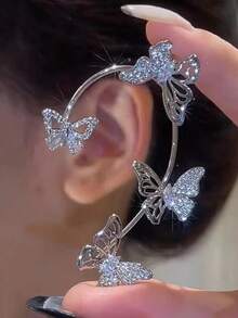 Silver Butterfly Cutout