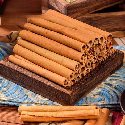 1 Pack Of 5/10/15/20/25pcs Artificial Decorative Imitation Shrub Twigs, Cinnamon Sticks, Suitable For DIY Handmade Crafts, Fragrance, Candle Decor, Soap Making, Home Decor For Living Room, Bedroom, Office, Cafe, Suitable For All Holidays And Parties