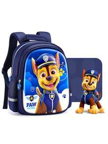Spin Master حقيبة ظهر للأطفال بتصميم Paw Patrol مع أحزمة كتف مريحة وقابلة للتعديل ونمط شخصيات، مناسبة للاستخدام المدرسي - يطارد - مشاهدة 1