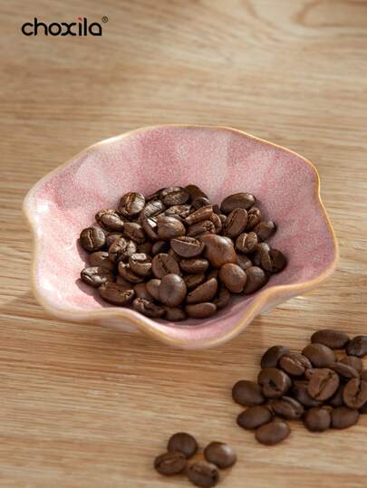choxila 1pc Coffee Bean Tray, Porcelain Bean Measuring Tray, Coffee Bean Container, Can Be Used For Weighing Coffee Beans, Storing Small Snacks