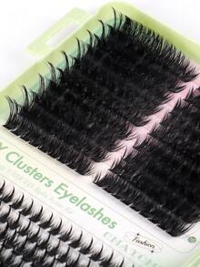 CMAYOME DIY 608/544 单根假睫毛胶水套装，可延长至 10-16 毫米，采用 0.07 毫米超轻单根人造睫毛混合制成。让您轻松打造 3D 自然眼妆。 - 青檸色 - 查看 6