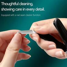 3pcs/1pc Multi-Function Stainless Steel Nail Clipper Set With Nail File And Nail Tools, Extra Sharp Pointed Blades, Suitable For Adults And Elderly With Thick, Hard Nails - Halloween Gift - Multicolor - View 4