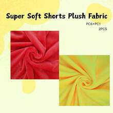 1pc Soft Plush Fabric Material, Suitable For Thanksgiving Decoration, DIY Handmade Home Textile, Applicable To Flannel - Multicolor - View 104