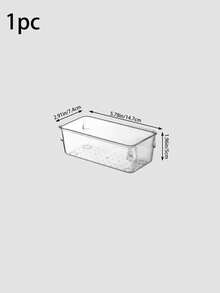 1/5/6/7/8pcs Set Transparent Plastic Drawer Storage Boxes, 4 Sizes Desktop Drawer Divider Boxes, Multi-Functional Transparent Cosmetic Storage Containers, Suitable For Skincare, Stationery, Miscellaneous, Applicable For Bathroom, Kitchen, Office, Bedroom, Holiday Gift - Clear - View 20