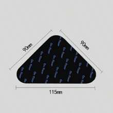 4Pcs Carpet Anti-Slip Sticker Strong Double-Sided Adhesive Anti-Roll Edge Sofa Cushion Holder Carpet Clip Suitable For Carpets Sofas Coffee Tables Table Mats Chair Covers Furniture Supplies Back To School Gifts Birthday Graduation - màu đen - Xem 6
