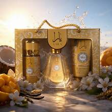 Lattafa BURPHISE YARA ALL 3-PIECE WOMEN'S PERFUME GIFT SET - EAU DE PARFUM 50ML + MIST 88ML + PERFUME LOTION 88G - LUXURIOUS FEMININE PERFUME - Floral - View 3