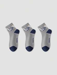 1/3/5 Pairs Men's Odor-Resistant Short Socks, Breathable Sports Socks For Teenagers, Basketball Socks, Socks, Couples Socks - Multicolor - View 15