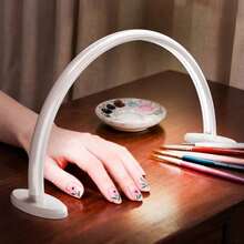 1pc LED Desk Lamp, Crescent-Shaped, USB Powered, 3-Color Dimmable, Convenient Portable, Suitable For Manicure, Eyelash Extension, Tattoo Lighting, Fashion Design, Manicure Lighting, Modern Desk Lamp Gift - Nhiều màu - Xem 5
